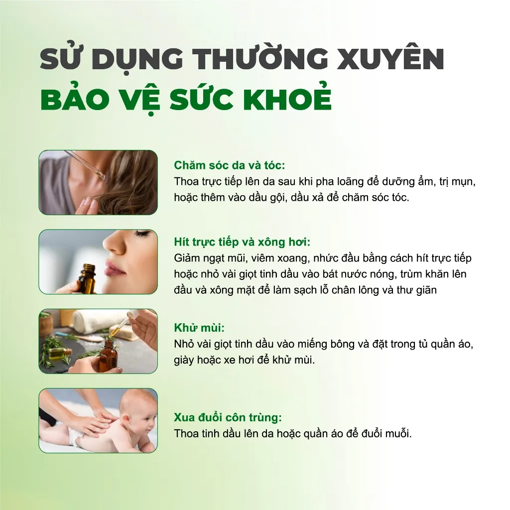 Ảnh Tinh dầu quế nguyên chất Đất Việt dung tích 10ml và 30ml - Xông phòng, đuổi muỗi, khử mùi, thư giãn 4