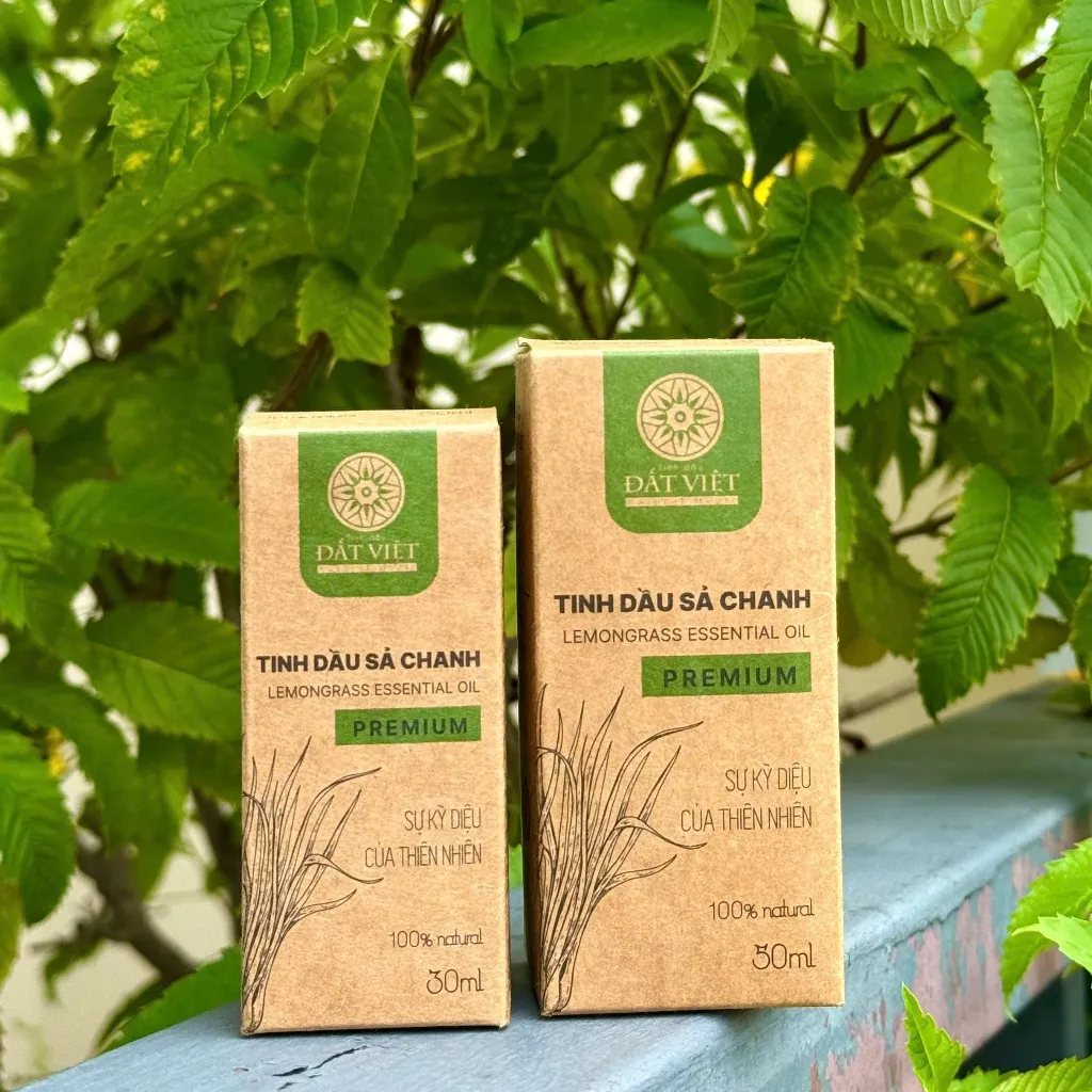 Ảnh Tinh dầu sả chanh thơm phòng Đất Việt dung tích 30ml & 50ml - Xông hương, đuổi muỗi 4
