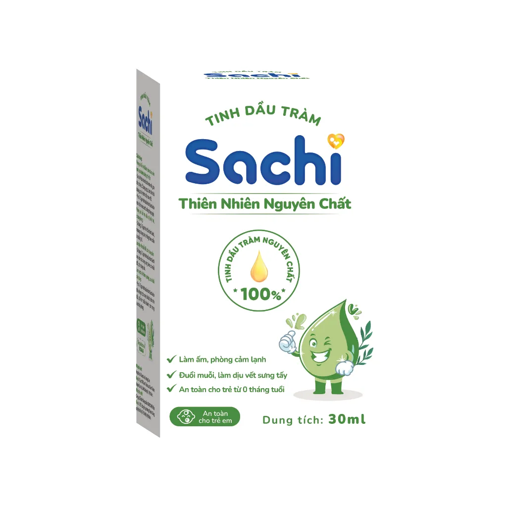Ảnh Tinh Dầu Tràm Nguyên Chất Sachi Giúp Giảm Chướng Bụng, Đầy Hơi, An Toàn Cho Trẻ Nhỏ 30ml 2