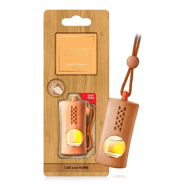 Ảnh Tinh dầu treo ô tô Areon Gold Amber - Hương gỗ hổ phách 2