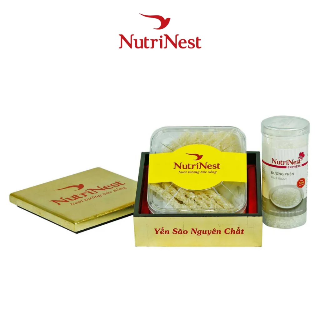 Ảnh Tổ Yến Sào NUTRINEST Rút Lông - Sợi 50g - kèm đường phèn 2