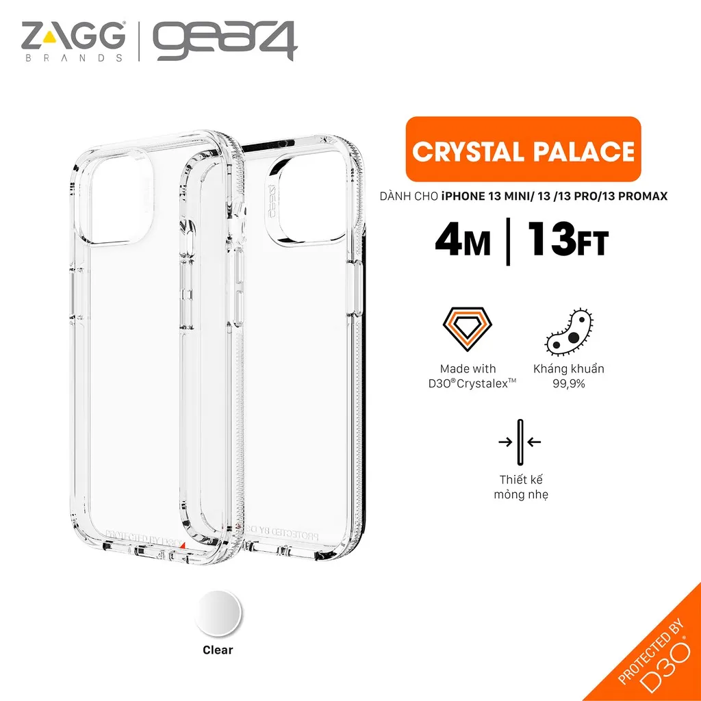 Ảnh Tổng hợp Ốp lưng chống sốc Gear4 D3O - ZAGG dành cho iPhone 13 mini / 13 / 13 Pro / 13 ProMax 2
