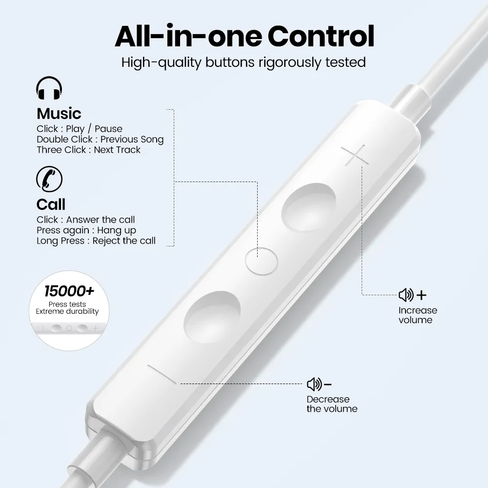 Ảnh TOPK Tai Nghe Nhét Tai Đầu Cắm 3.5mm Cho iphone android 2