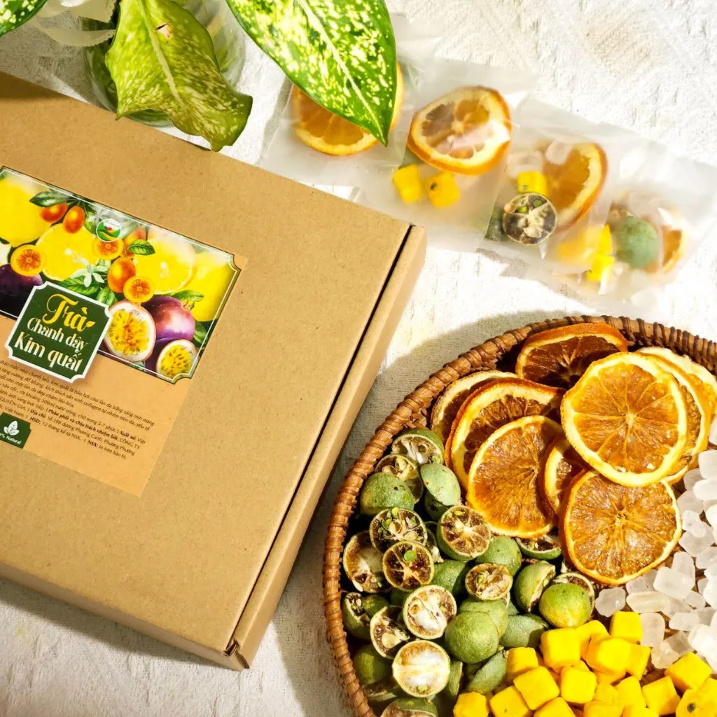 Ảnh Trà chanh dây kim quất trà detox Triệu Lộ Tư hỗ trợ trắng da, mát gan, giải nhiệt cơ thể 2