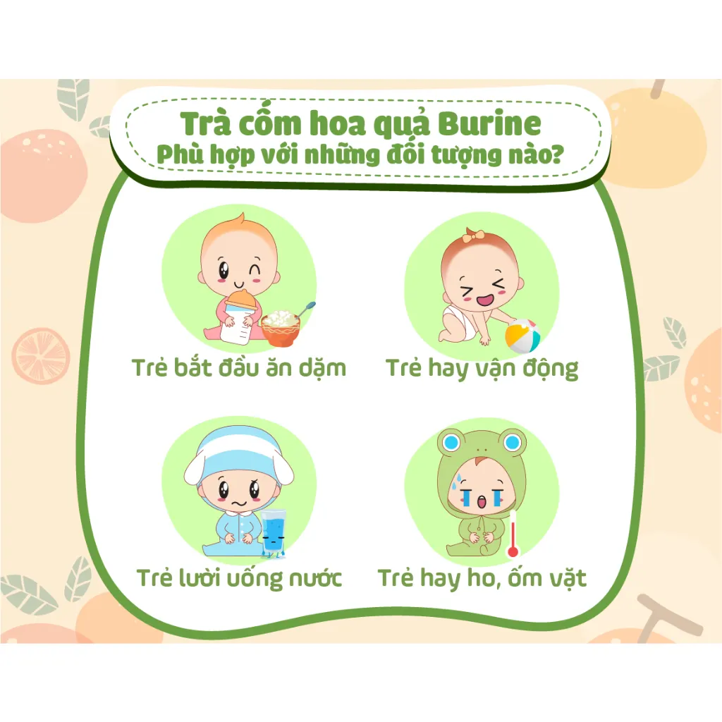 Ảnh Trà cốm hoa quả Burine bổ sung Vitamin C, tăng đề kháng 2