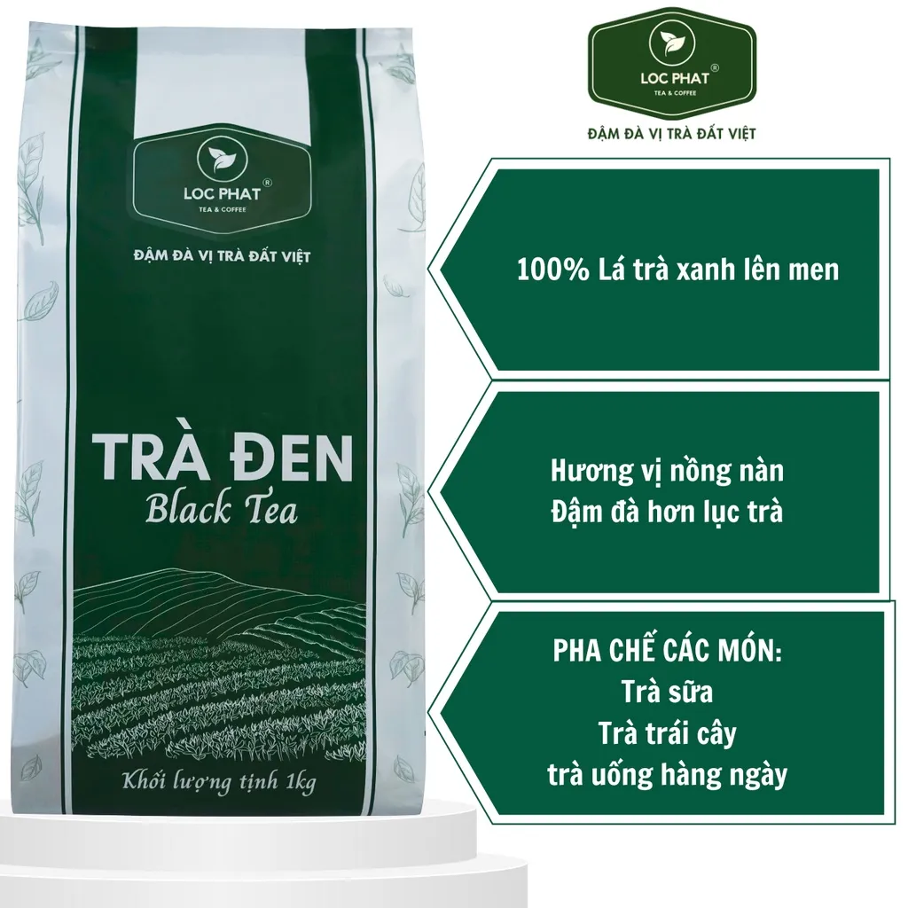 Ảnh Trà Đen Lộc Phát - 1KG - Nguyên Liệu Dùng Để Pha Chế Đồ Uống - Trà Sữa 1