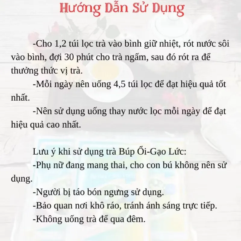 Ảnh Trà gạo lứt búp ổi Camifarm hỗ trợ giảm cân, thanh lọc cơ thể, mát gan, giảm mỡ máu, ngừa tiểu đường 3