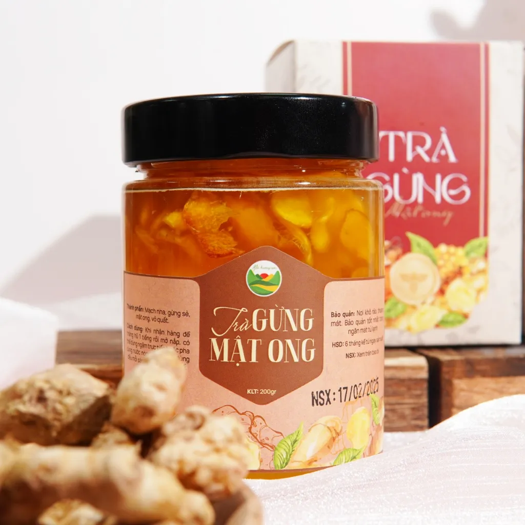 Ảnh Trà gừng mật ong Mộc Hương Sơn hũ 280ml - giữ ấm, tăng cường sức khỏe 1