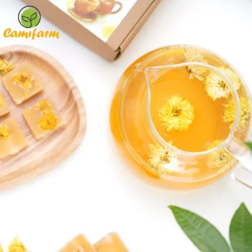 Ảnh Trà hoa cúc đường phèn mật ong Camifarm dưỡng nhan, thanh lọc, chống lão hóa, tốt cho sức khỏe 4