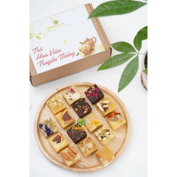 Ảnh Trà Hoa Cúc Đường Phèn Mix vị Camifarm 20g giúp giữ dáng, đẹp da, thanh lọc cơ thể 4