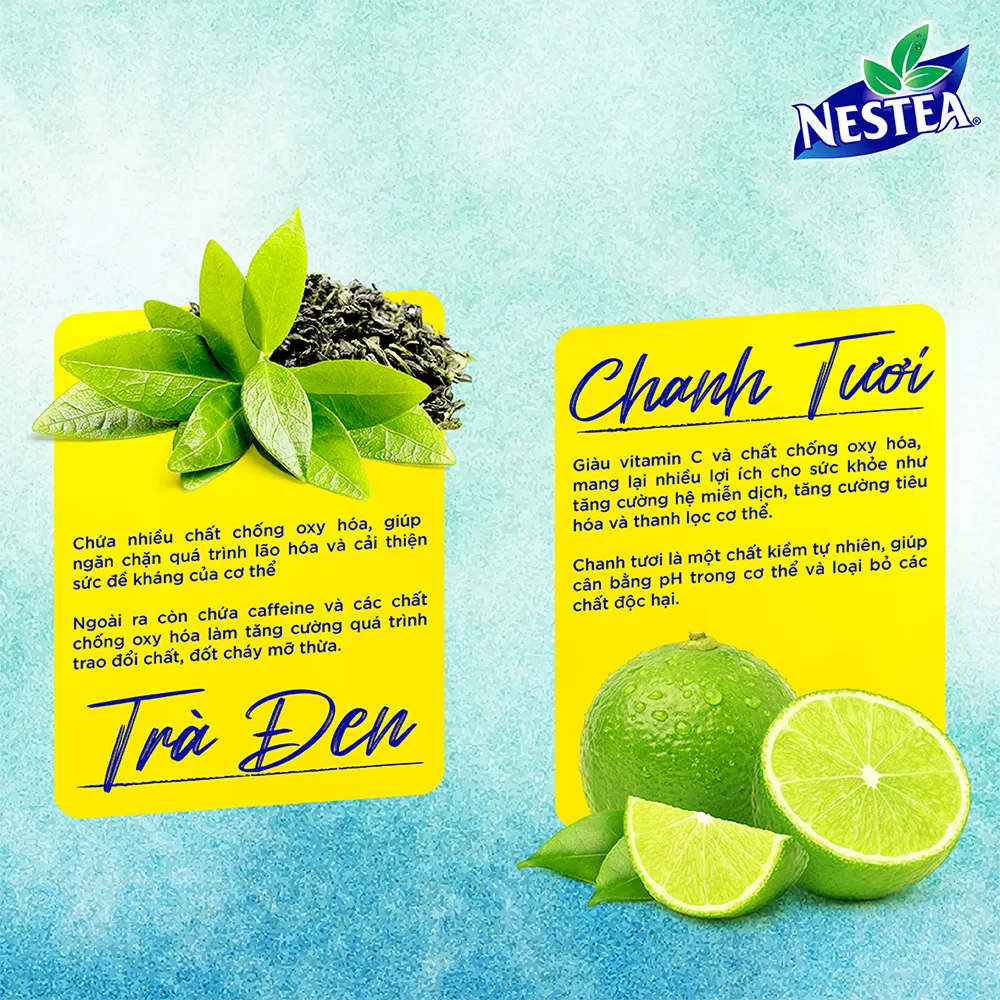 Ảnh Trà NESTEA vị Chanh (Hộp 15 gói x13g) 4