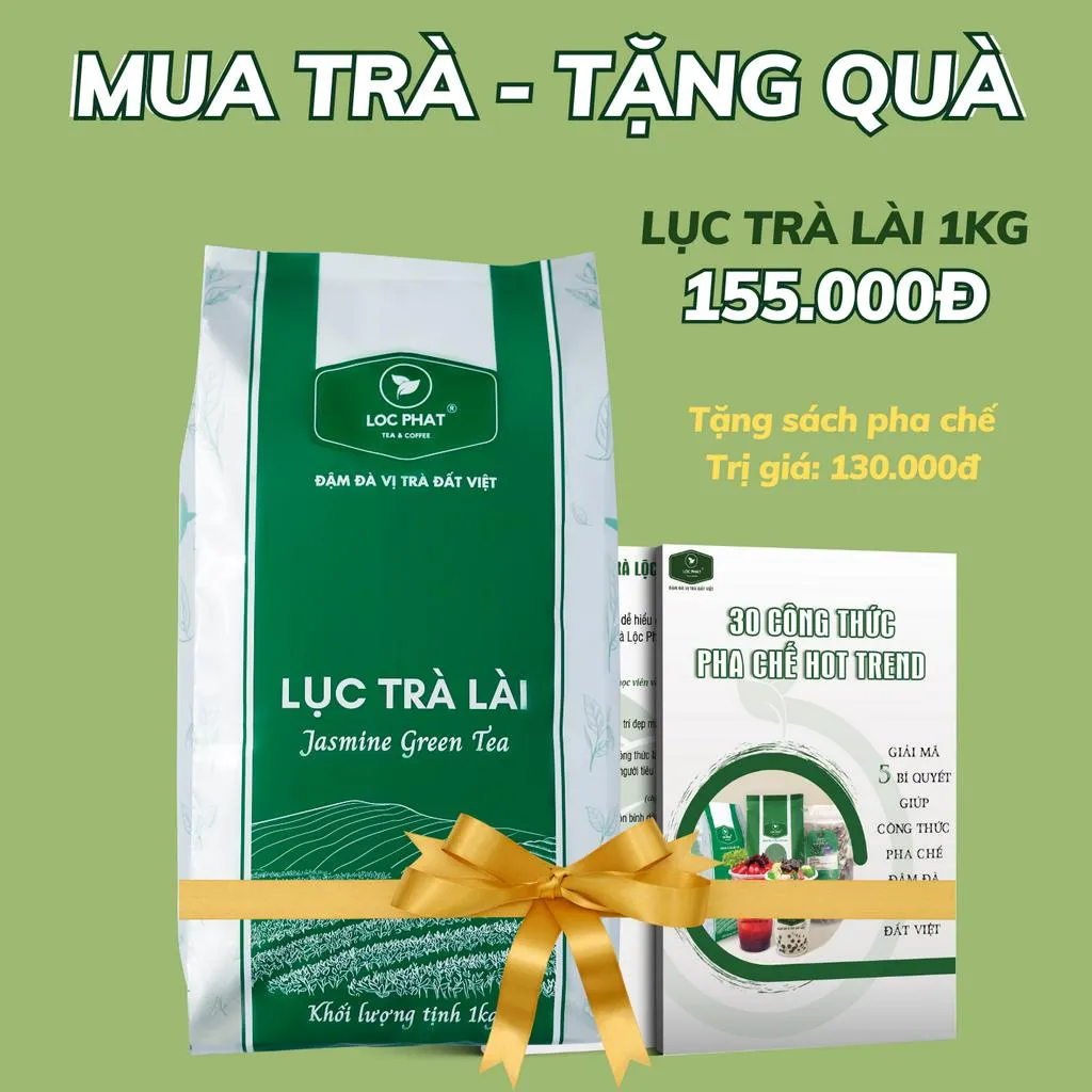 Ảnh Trà Pha Chế + Sách Pha Chế - Trà Lộc Phát 1 Kg 3