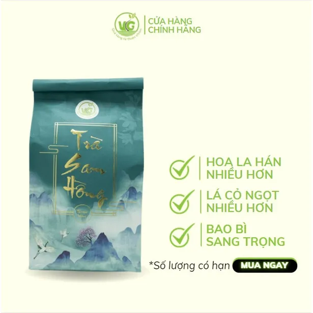 Ảnh Trà Sam Hồng Thượng Hạng 300g - Trà Thảo Mộc  Giúp Ngủ Ngon , Thanh Lọc Cơ Thể , Giải Độc Gan 4