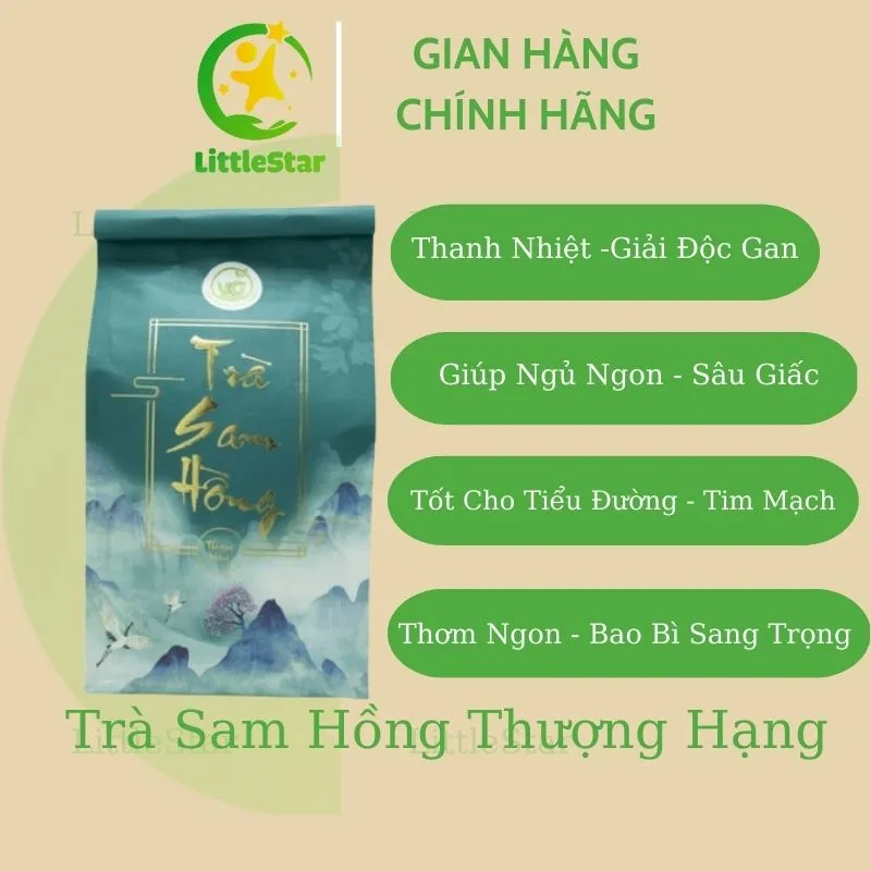Ảnh Trà Sam Hồng Thượng Hạng 500g - Bổ Sung Thành Phần Cỏ Mật Và Hoa La Hán Giúp Ngủ Ngon - Thanh Nhiệt Cơ Thể 1