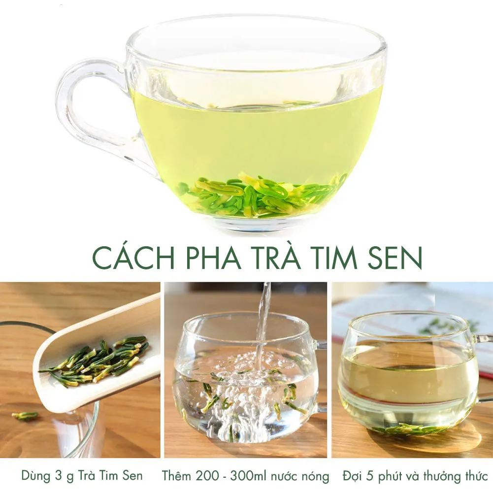 Ảnh Trà Tâm Sen (Tim Sen) DalatFarm - Hộp 250 g 1