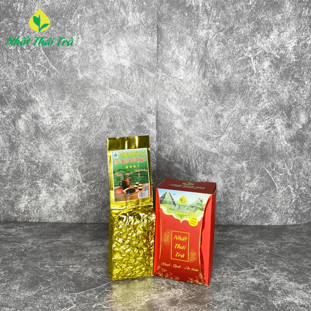 Ảnh Trà Thái Nguyên cao cấp Nhất Thái Trà 3 sao hương thơm mộc nước vàng sóng sánh 1