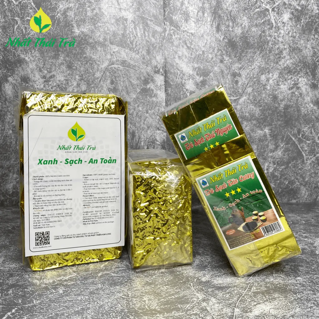 Ảnh Trà Thái Nguyên cao cấp Nhất Thái Trà 3 sao hương thơm mộc nước vàng sóng sánh 2