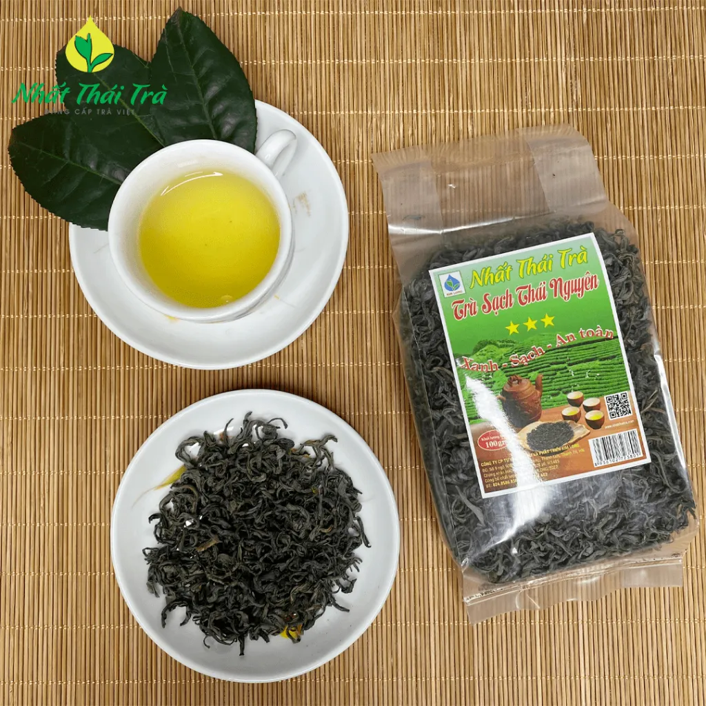 Ảnh Trà Thái Nguyên cao cấp Nhất Thái Trà 3 sao hương thơm mộc nước vàng sóng sánh 4