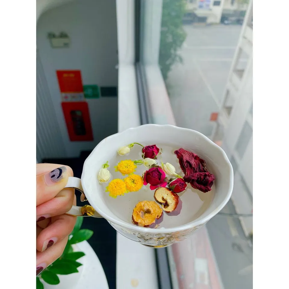 Ảnh Trà thanh nhiệt mát gan (Atiso, hoa cúc, hoa hồng, hoa nhài) - 10gr 4