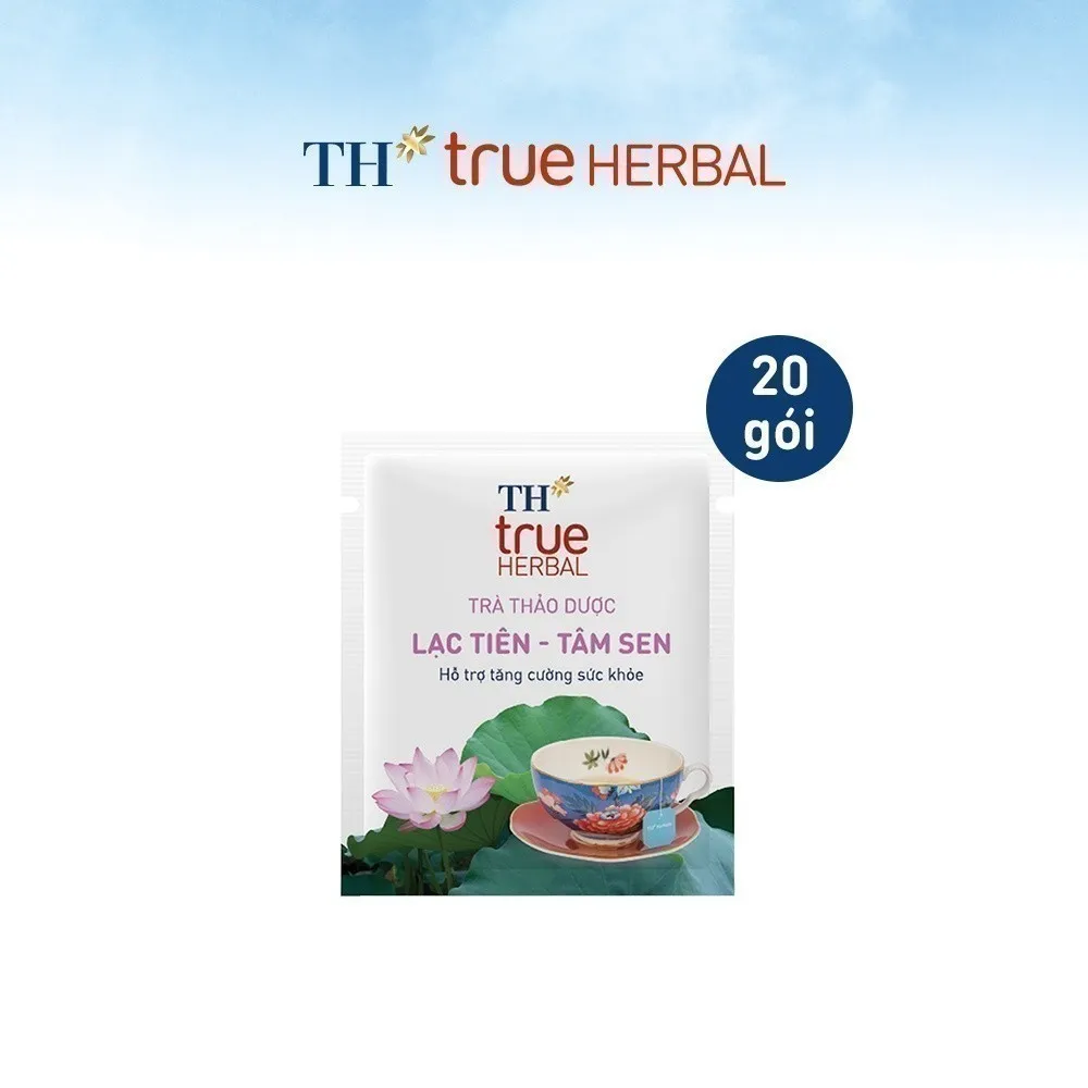 Ảnh Trà Thảo Dược Lạc Tiên Tâm Sen TH true HERBAL 20 Gói 3