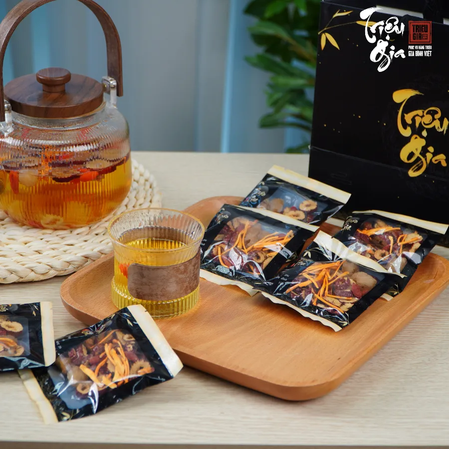 Review Trà Thảo Mộc Triệu Gia Tứ Vị: Ngủ Ngon, Đẹp Da, Tăng Cường Sức Khỏe