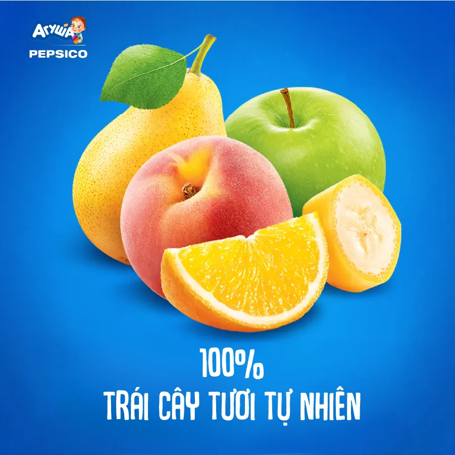 Ảnh Trái cây nghiền vị táo, lê, chuối, đào, cam Agusha 90g dành cho bé từ 6 tháng trở lên 2