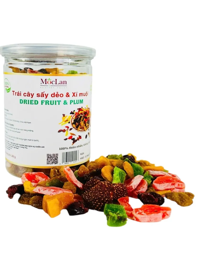 Ảnh Trái cây sấy dẻo Mix Mộc Lan Healthy 250g - 500g 4