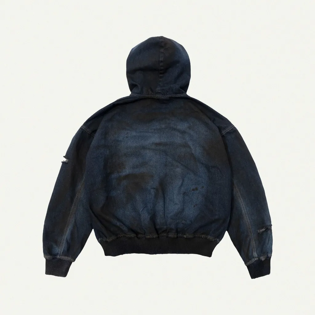 Ảnh TRASH FULLZIP HOODIE V.2 / BASALT / GAMBLE WORLDWIDE 1