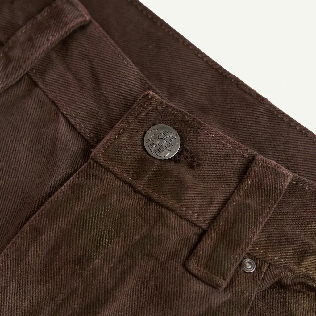 Ảnh TRASH JEANS BROWN / Quần jeans cạp trễ / GAMBLE WORLDWIDE 3