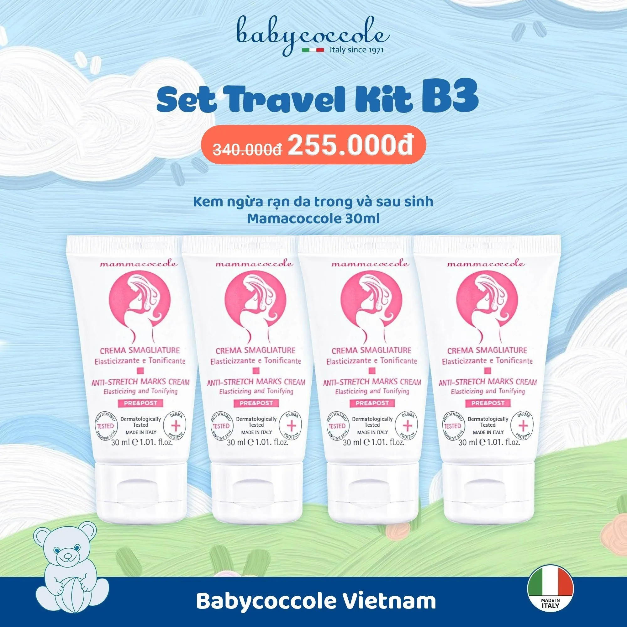 Ảnh Travel Kit bộ chăm sóc cá nhân & du lịch cho bé Babycoccocle 0M+ 2