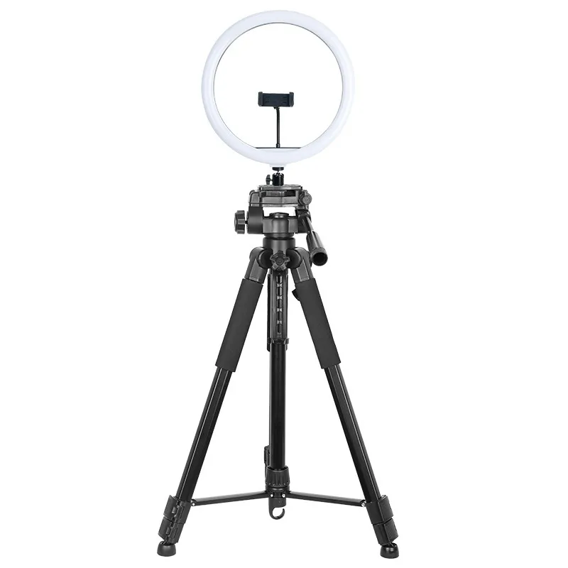 Ảnh Tripod Máy Ảnh Kiêm Chân Quay Điện Thoại F580S, Tripod Du Lịch Gậy Quay Video Đa Năng Cao 1.8m 2