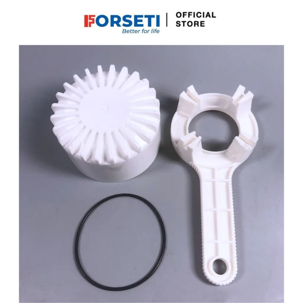 Ảnh Trọn bộ gông tháo, nắp cốc và gioăng cao su cho máy lọc nước Karofi S-S038, O-P1310, KAQ-U95, KAQ-P95,... 4