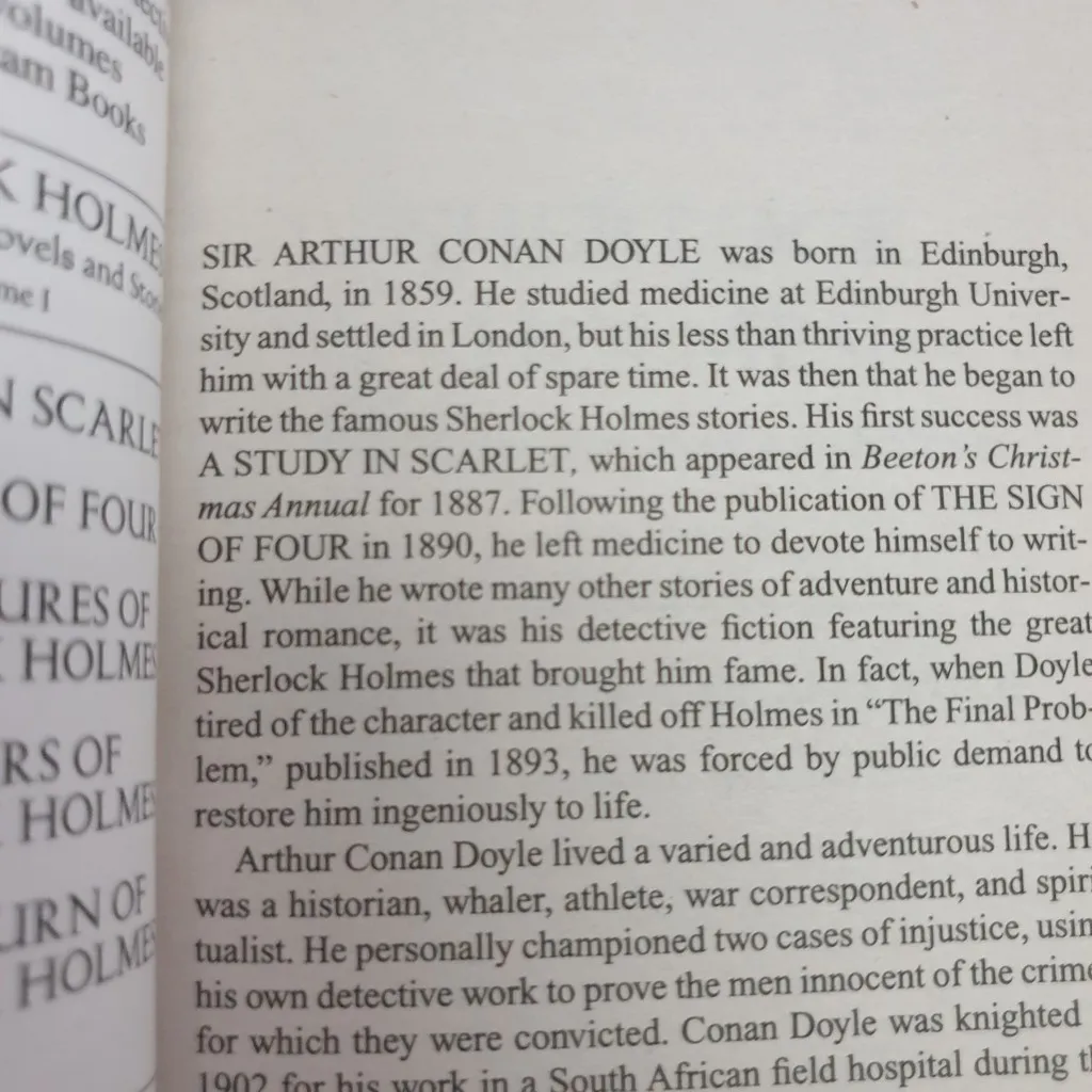 Ảnh Truyện Tiếng Anh: The Complete Sherlock Holmes (2 Volumes) 2