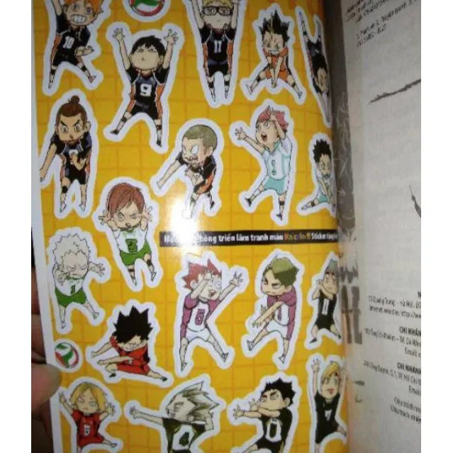 Ảnh Truyện tranh Haikyu! Chàng khổng lồ tí hon - Haicolor! Phòng triển lãm tranh màu 3