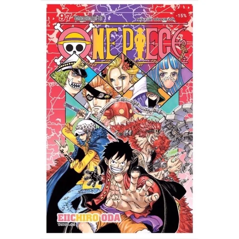 Ảnh Truyện tranh: One Piece tập 99.100.101 (nguyên seal, kèm obi, postcard) 3