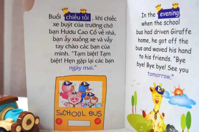 Ảnh Truyện tranh song ngữ Anh - Việt ( Trọn bộ 12 cuốn ) 3