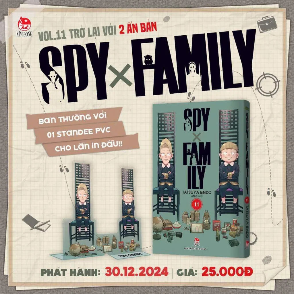 Ảnh Truyện tranh: Spy x Family tập 11 bản thường - NXB Kim Đồng 2