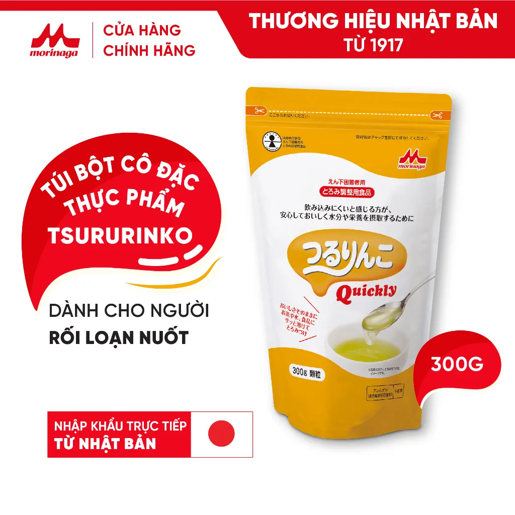 Ảnh Tsururinko túi 300g - Bột Cô Đặc Thực Phẩm Cho Người Khó Nuốt 1