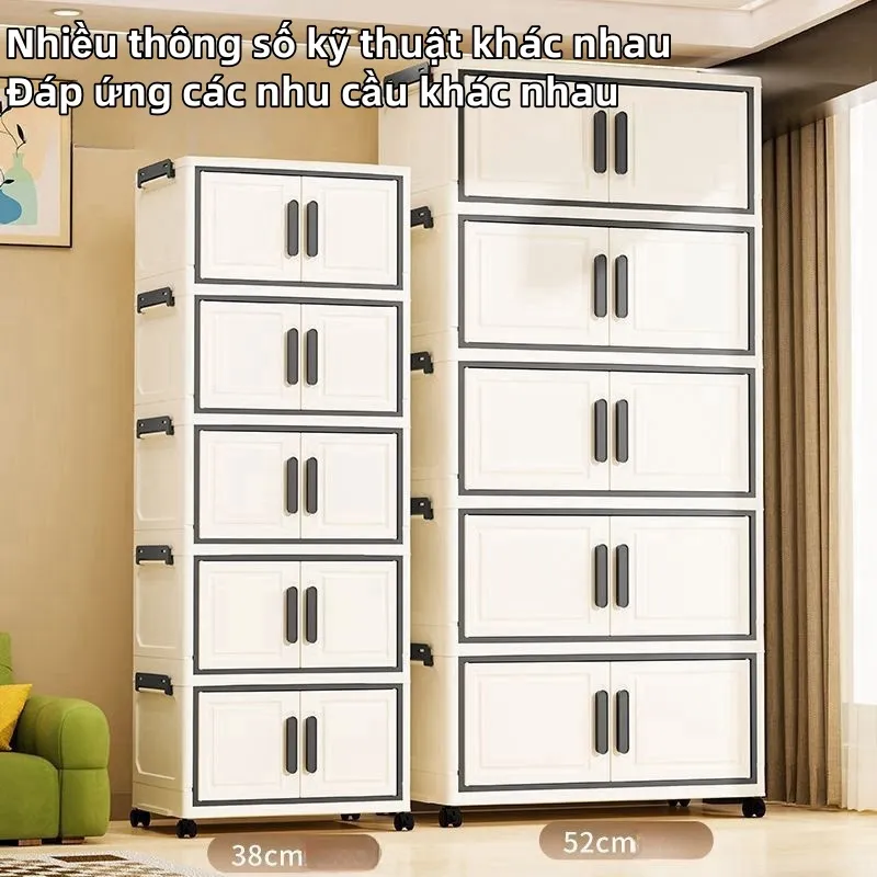 Ảnh Tủ nhựa gấp Dùng Để Lưu Trữ Thực Phẩm  Đồ Dùng Gia Đình  Chất Liệu Dày Dặn, Bền Đẹp  Phù Hợp Cho Phòng Khách 4