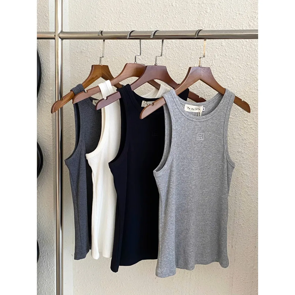 Ảnh TUBYCATU | Áo ba lỗ basic tank top nhiều màu 2