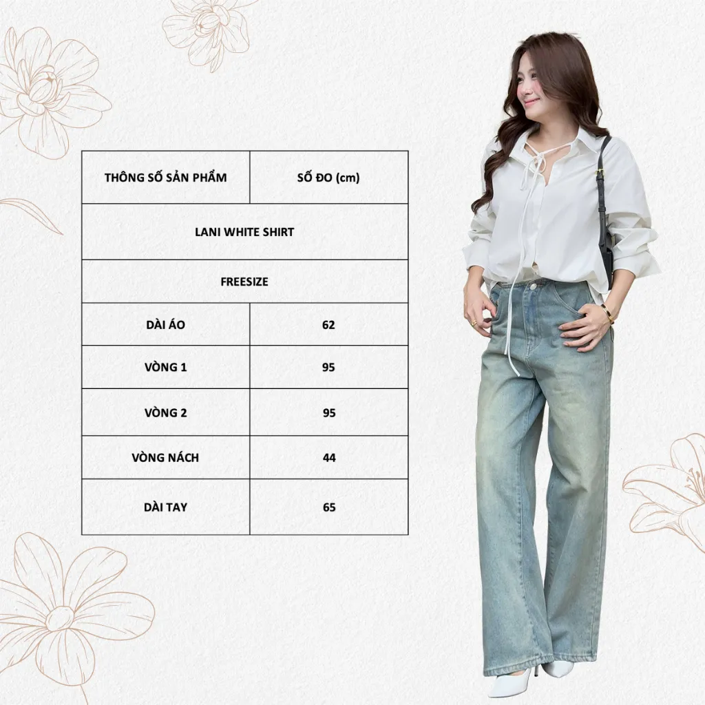 Ảnh TUBYCATU | Lani White Shirt 2
