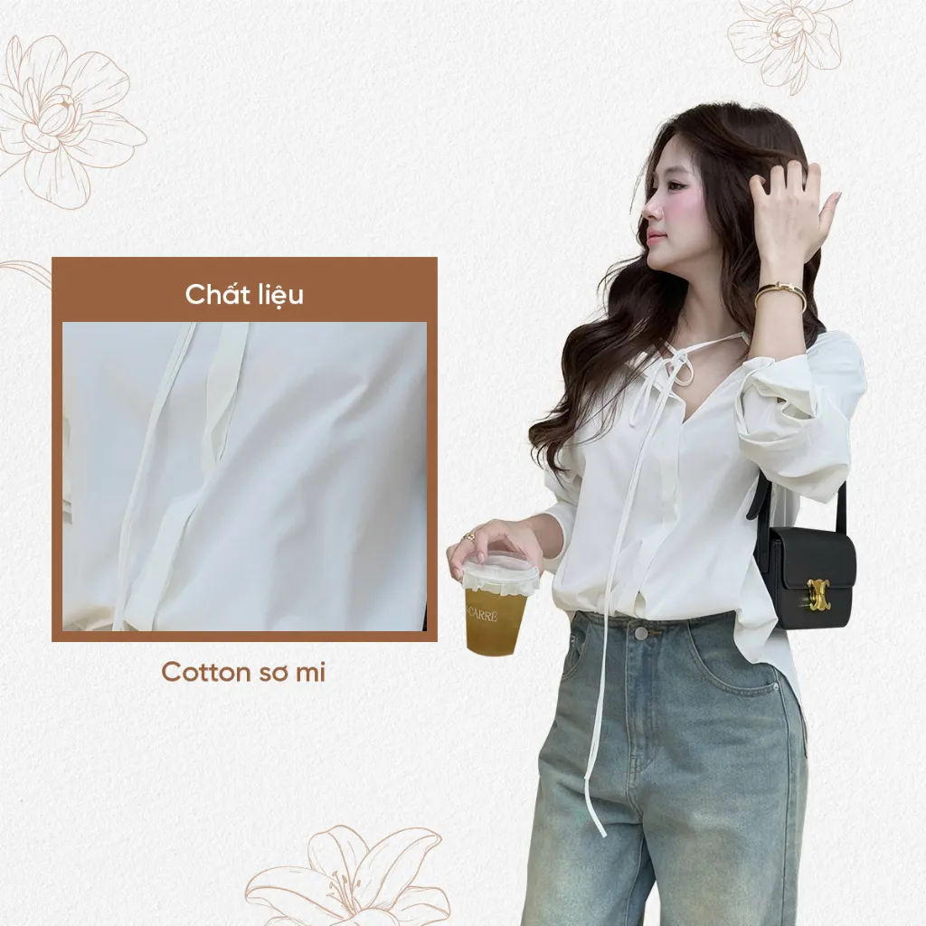 Ảnh TUBYCATU | Lani White Shirt 3