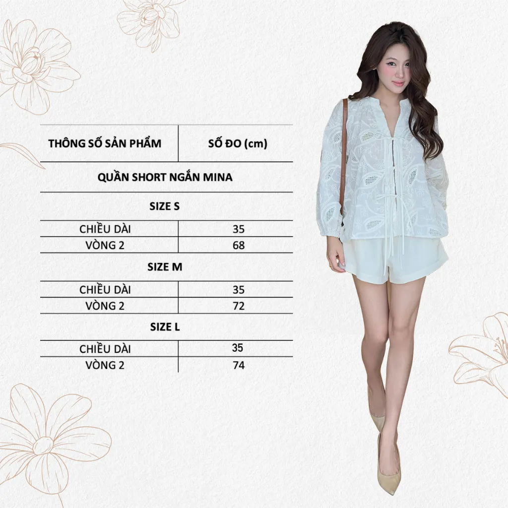 Ảnh TUBYCATU | QUẦN SHORT NGẮN MINA NHIỀU MÀU 2