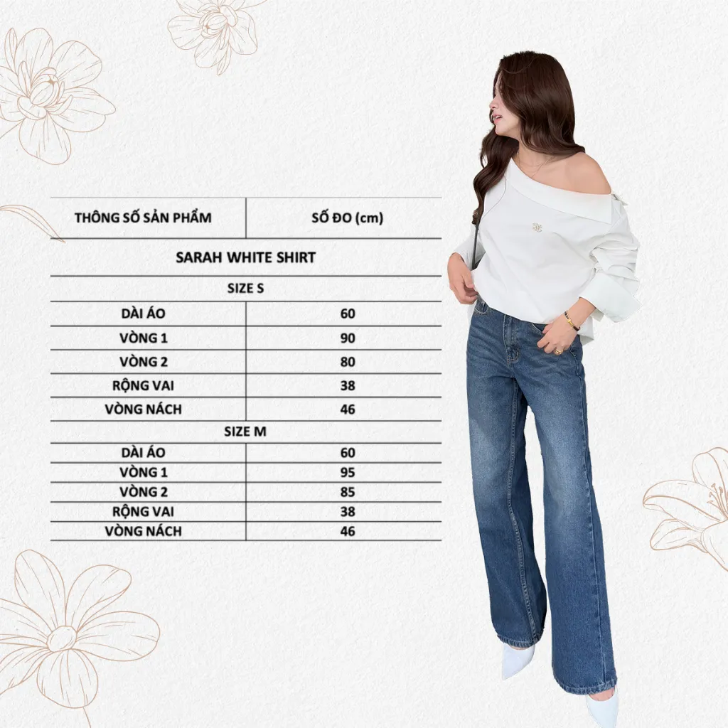 Ảnh TUBYCATU | Sarah White Shirt 2
