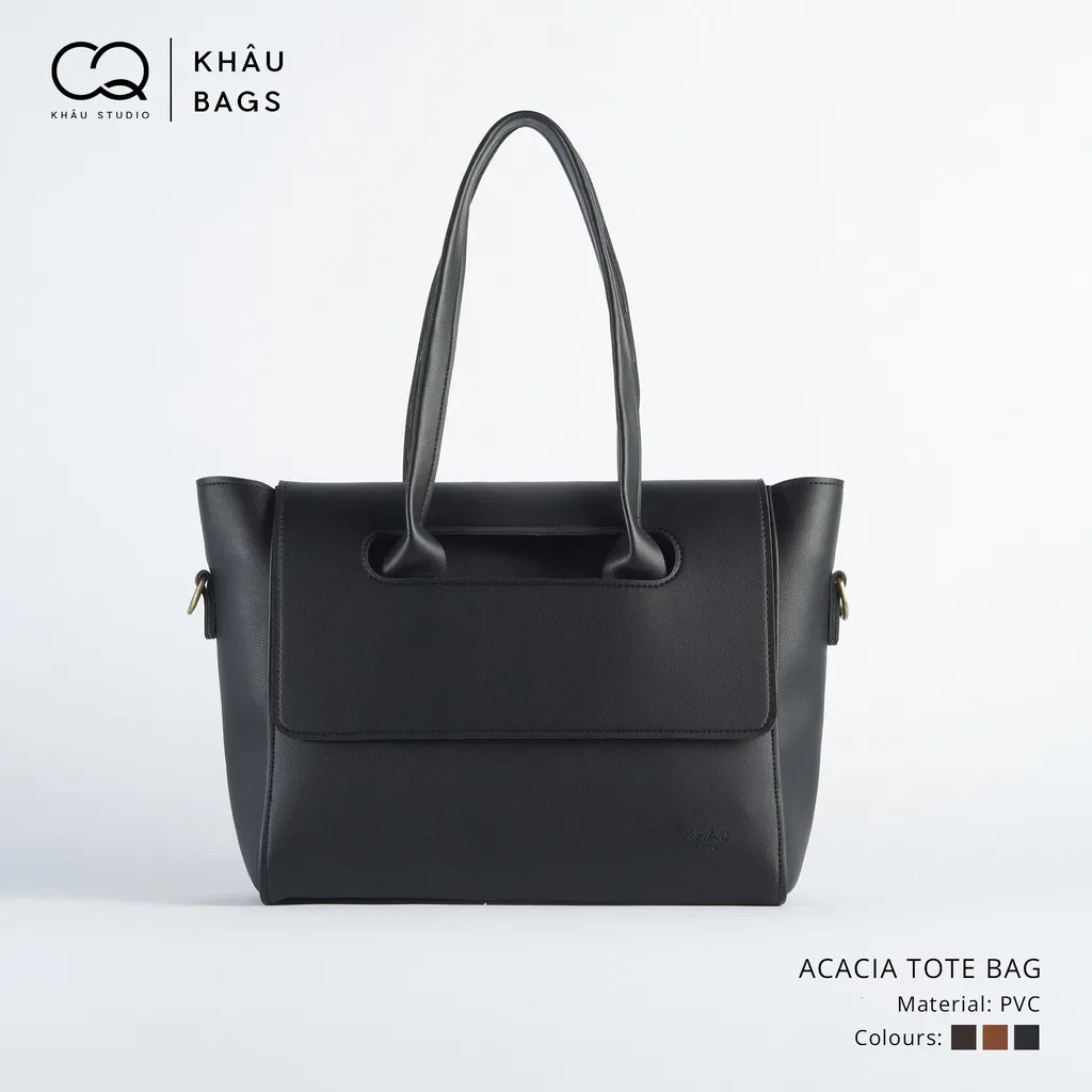 Ảnh Túi ACACIA tote da KHÂU BY CQ đeo chéo đựng vừa A4, Laptop 1