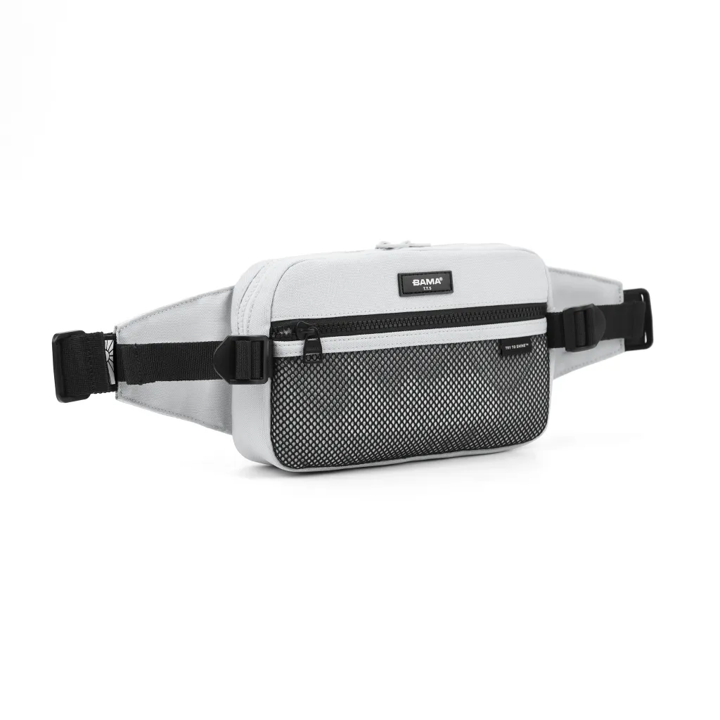 Ảnh Túi bao tử nam nữ BAMA Mesh Fabric Bumbag MF902 chống nước nhiều ngăn, túi đeo bụng túi đeo hông thời trang 1