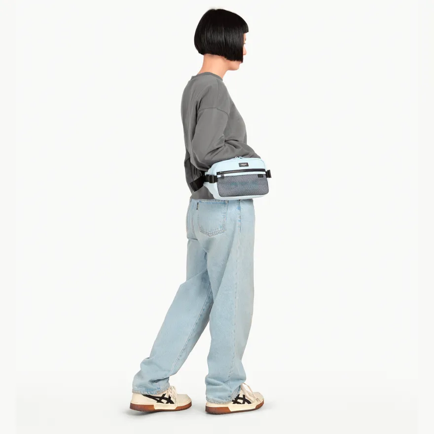 Ảnh Túi bao tử nam nữ BAMA Mesh Fabric Bumbag MF902 chống nước nhiều ngăn, túi đeo bụng túi đeo hông thời trang 3