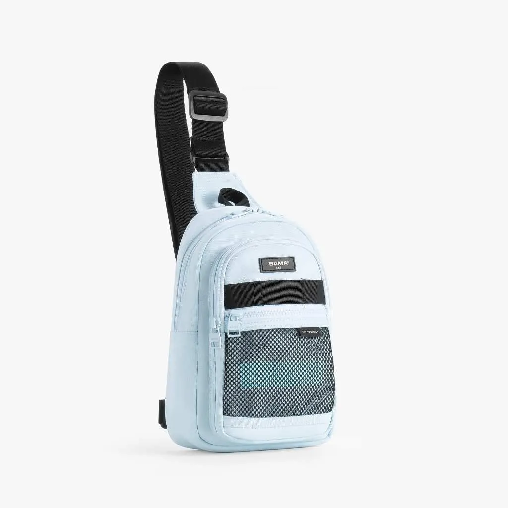Ảnh Túi bao tử nam nữ BAMA Mesh Fabric Bumbag MF901 chống nước nhiều ngăn, túi đeo bụng túi đeo hông thời trang 1