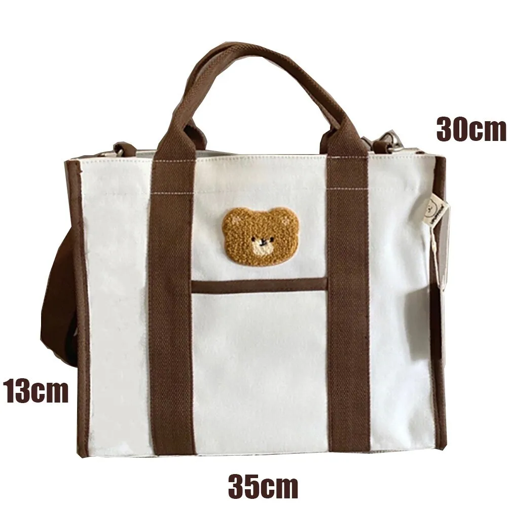Review Túi Bỉm Sữa KidsWorld Thêu Gấu Hàn Quốc Đa Năng - Đựng Đồ Cho Mẹ Bé