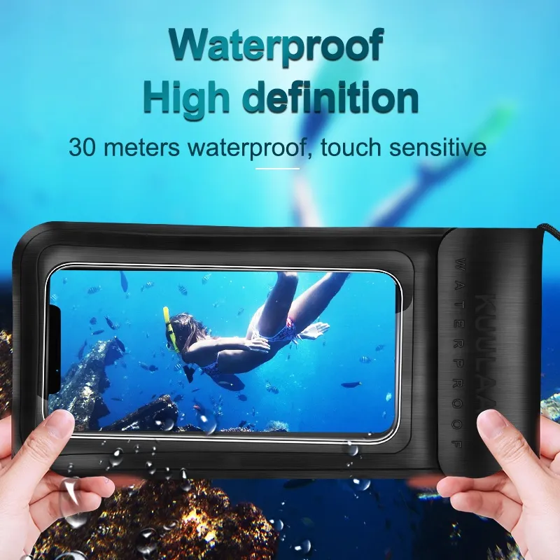Ảnh Túi chống nước KUULAA thích hợp cho IPhone Android 2